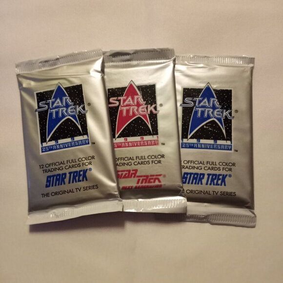 1991 Star Trek 25th Anniversary Series Collector Cards. Three Packs! (3) - Picture 5 of 5